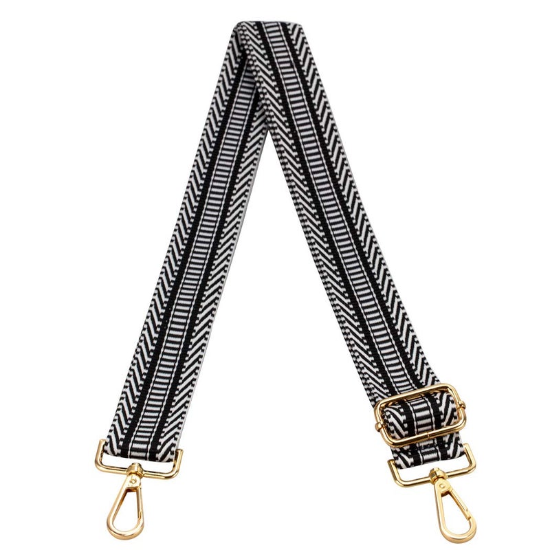ZANQANO Purse Strap Replacement Crossbody Bag Women Wide Adjustable Jacquard Woven Handbag Straps (Diagonal) - Image 1
